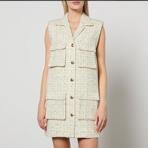 NWOT Anine Bing Women's Alden Tweed Dress Size S